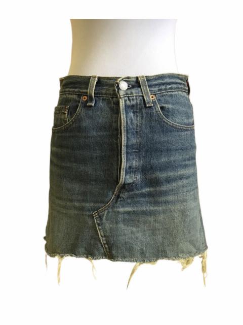 Other Designers Vintage Levi’s Lot 501 Denim Mini Skirt
