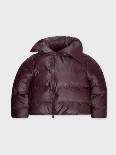 RAINS Jacket Alta Vision Short Puffer Bordeaux