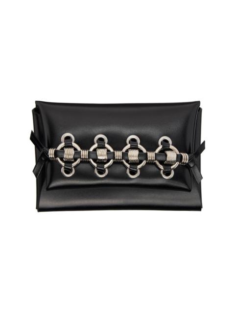 TOGA PULLA Black Ring Metal Wallet