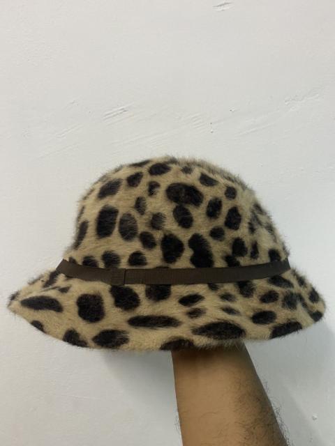 Other Designers Japanese Brand - VTG A.V.V Furgora Leopard Bucket Hat