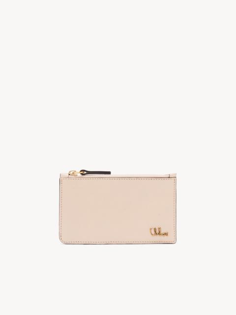 Chloé SMALL CHLOÉ ICONIC PURSE WITH CARD SLOTS IN SHINY LEATHER