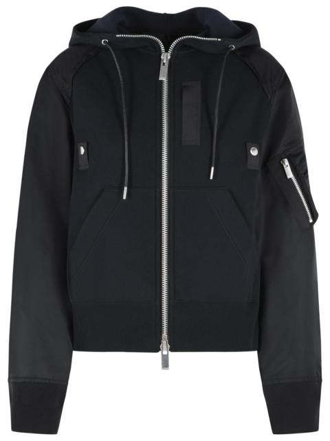 sacai Sacai Cotton Blend Sweatshirt Black Women