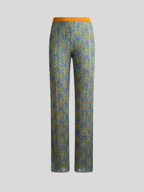 Etro PRINTED KNIT TROUSERS
