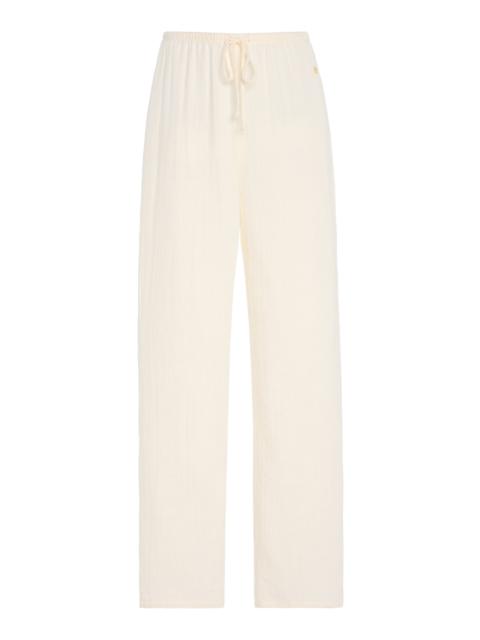 ÉTERNE Brody Cotton Pants ivory