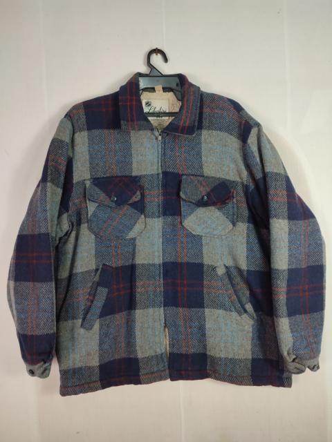 Other Designers Vintage - Lakeshire Vintage Zipper Flannel Sherpa