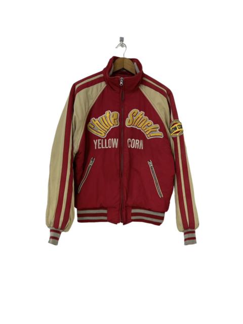 Other Designers Racing - Yellow Corn Chute Shock! Varsity Jacket Style Sledge Hummer