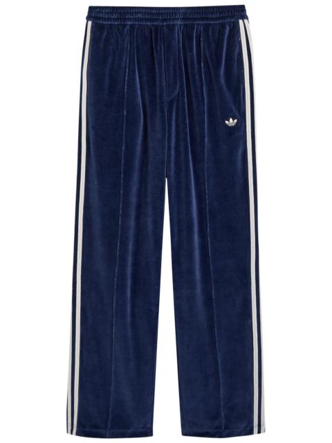 WALES BONNER Adidas X Wales Bonner X Wales Bonner Straight-leg Velour Track Pants