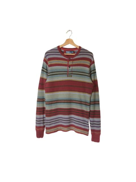 Ralph Lauren Vintage Polo Ralph Lauren Stripes Native Thermal Tshirt