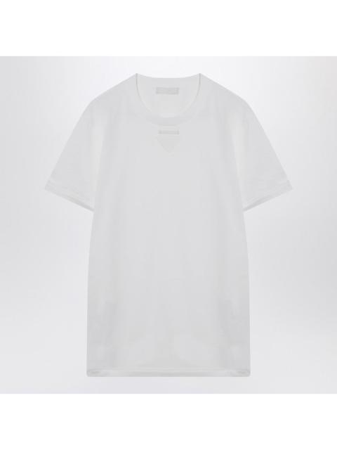 Prada Prada White Cotton T-Shirt Men