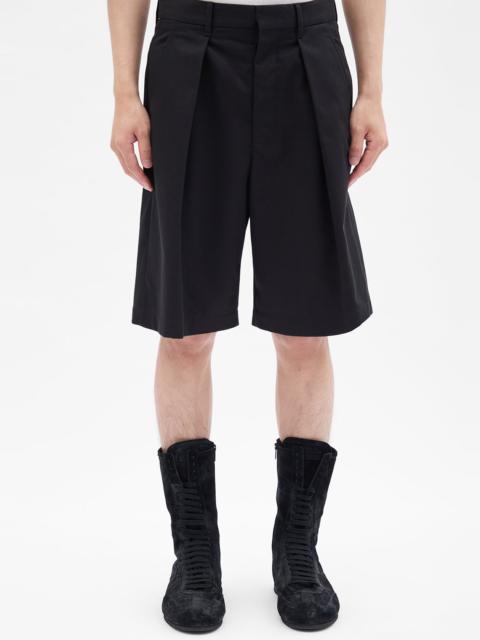 Ann Demeulemeester Noralft Wide Leg Pleated Shorts