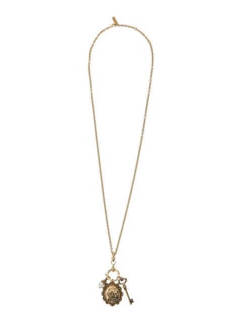 Chloé Chloé Women Gold Colored Necklace With Pendant And Chain-Link Design In Brass Woman