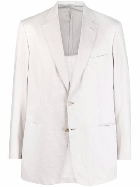 Brioni striped single breasted blazer