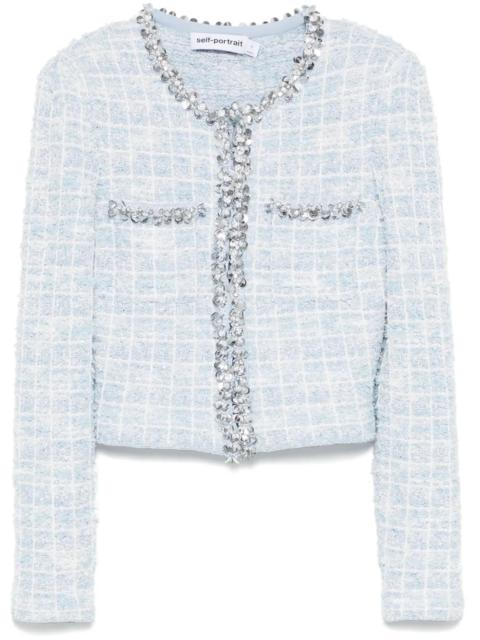 self-portrait Self-Portrait Women Checked Cardigan