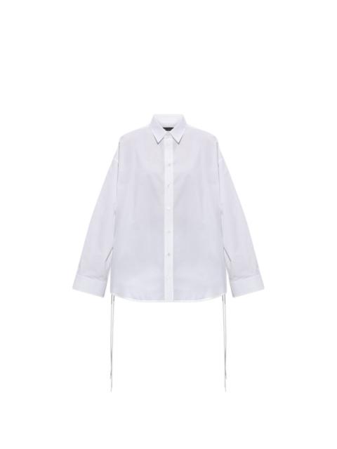 BALENCIAGA BALENCIAGA White Cotton Oversize-Cut Shirt New & Authentic (