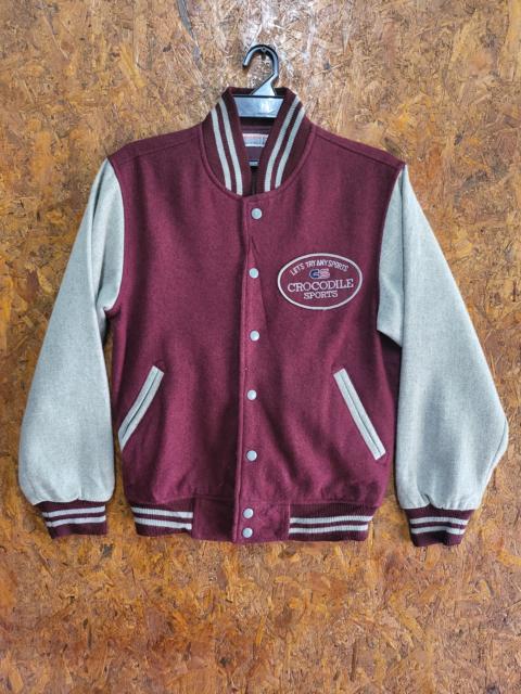 Other Designers Varsity - Crocodile Varsity Jacket