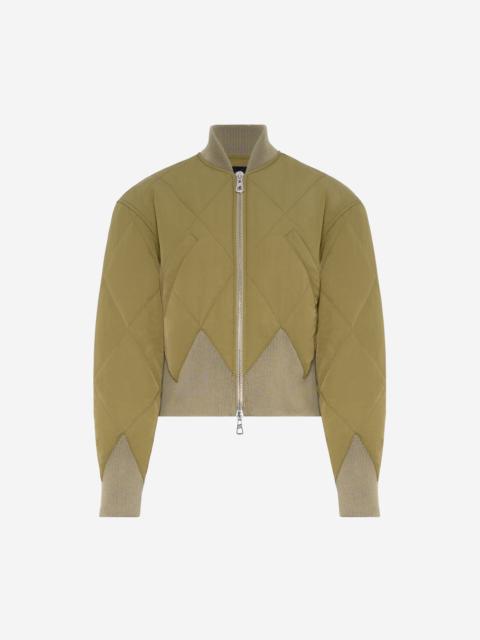 Jean Paul Gaultier THE KHAKI DIAMOND BOMBER JACKET