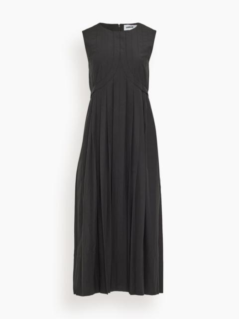 Saint Art Judson Pleated Maxi Dress in Black