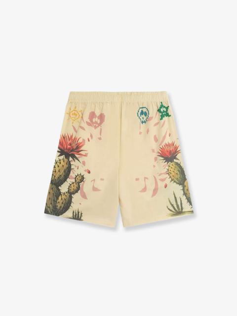 Other Designers Barrow Cotton Bermuda Shorts With Cactus Print