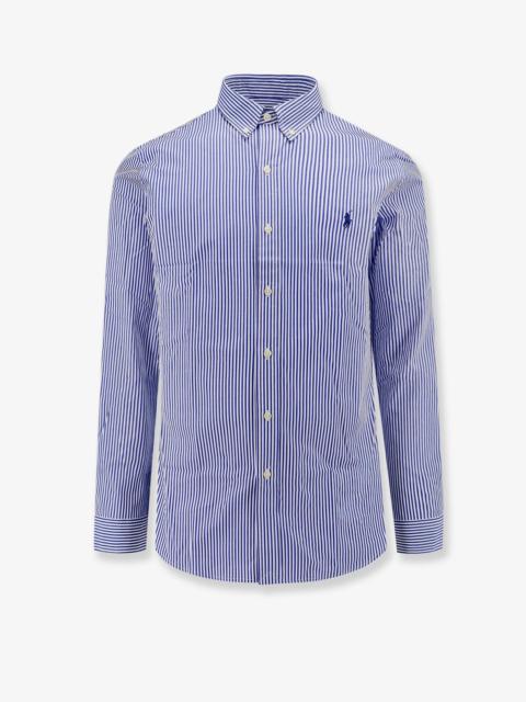 Polo Ralph Lauren Polo Ralph Lauren Striped Stretch Cotton Shirt Blue