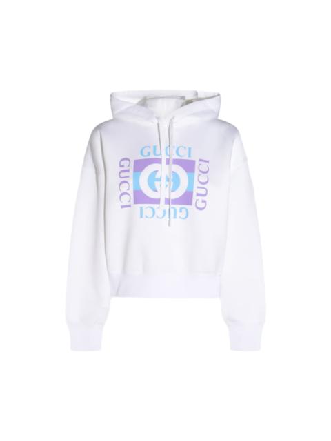 GUCCI White Cotton Sweatshirt