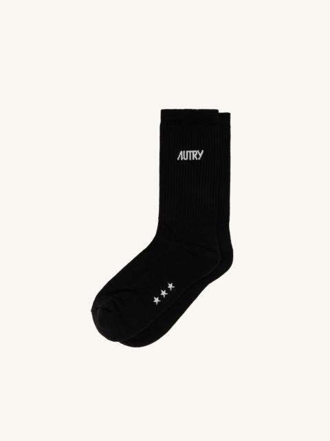 AUTRY UNISEX JACQUARD LOGO SOCK