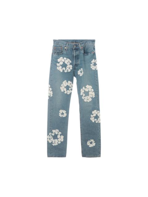 Levi's x Denim Tears Logo Japan Embroidered Denim Jeans 'Blue'