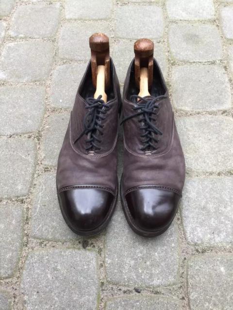 Other Designers Premiata - Brown nubuck & leather derbies.Like GUIDI or MOMA