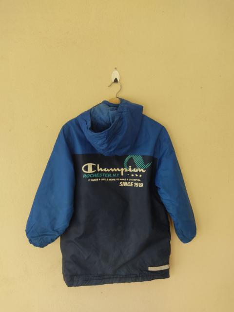 Other Designers Vintage - VINTAGE CHAMPION PUFFER BLUE JACKET
