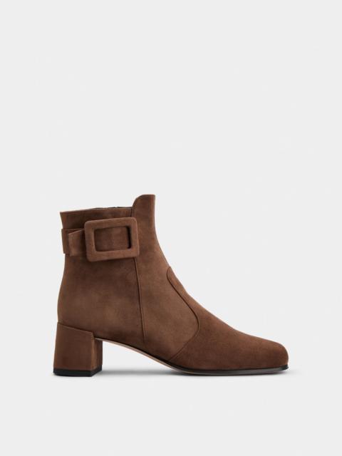Roger Vivier Très Vivier Booties in suede