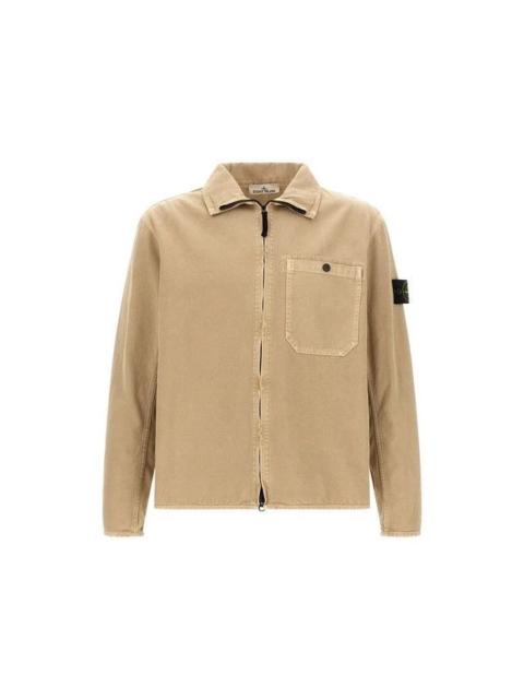 Stone Island STONE ISLAND Beige Overshirt Jacket New & Authentic (Men's s