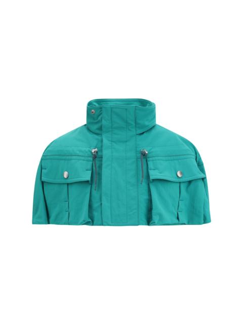 Prada Prada Nylon Cape Turquoise