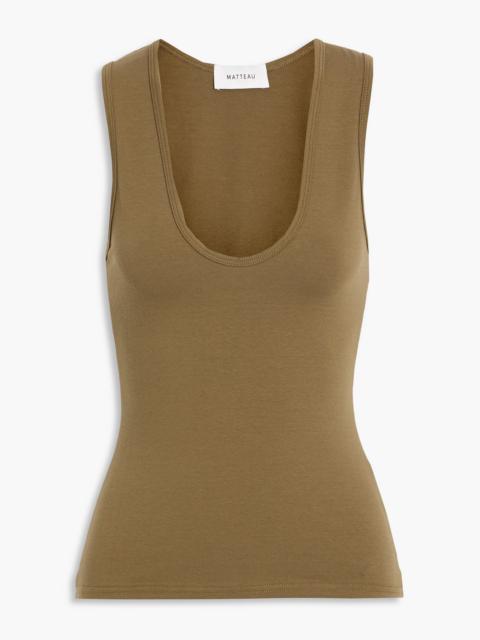 MATTEAU Stretch-cotton jersey tank