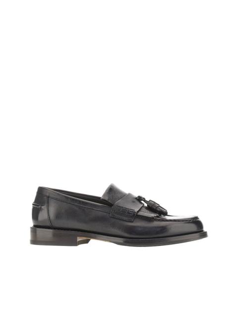 Other Designers Doucal's Leather Tassel Loafers Brown Men