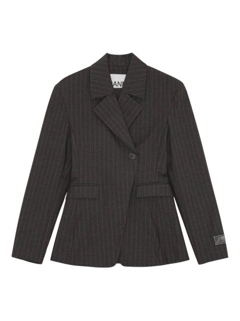 GANNI off-centre blazer