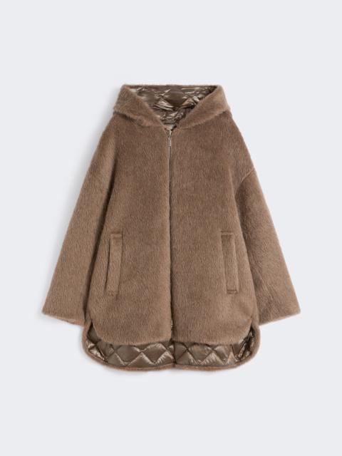 Max Mara SPACEFE Reversible padded mini jacket in faux fur and water-repellent fabric