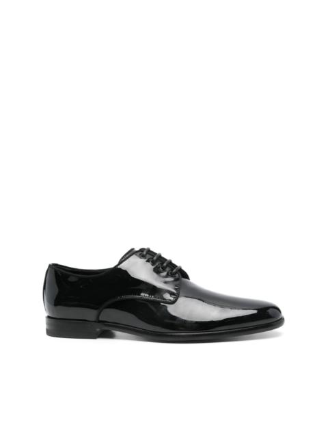 patent-finish loafers