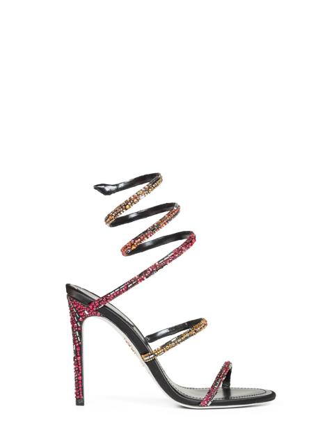 RENE CAOVILLA Rene Caovilla Women Black Swarovski Crystal-Embellished Cleo 105 Sandals