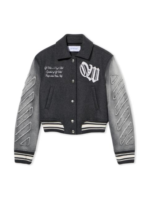 Off-White Gothic Class Varsity Jacket