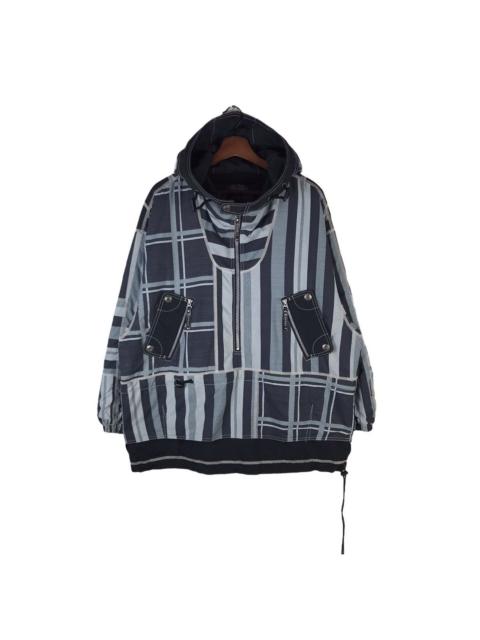 Other Designers Japanese Brand × Vintage - Espero Technical Jacket – Striped Panels & Utility Pockets