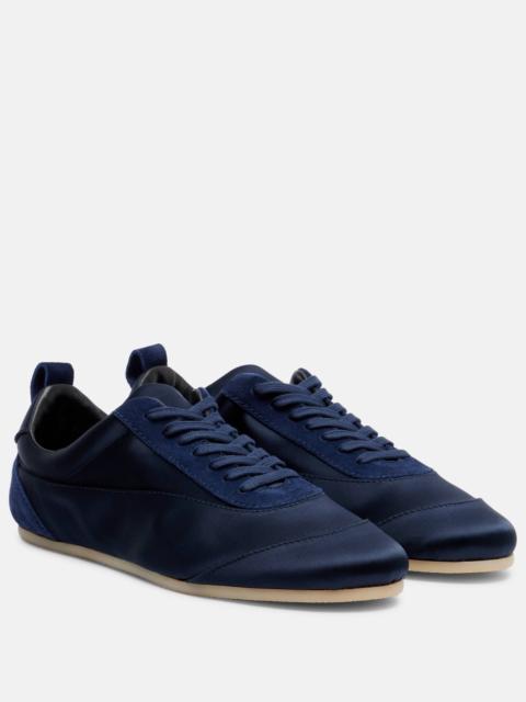 Jil Sander Etage satin sneakers