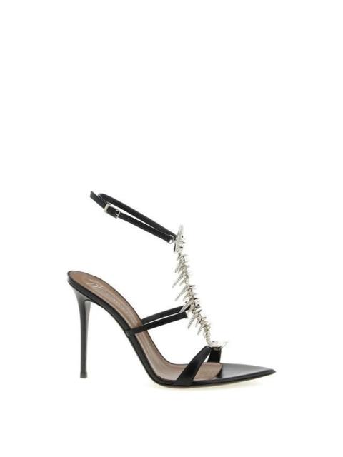 Giuseppe Zanotti Giuseppe Zanotti Slim 2.0 Black 105mm Sandals New & Authenti