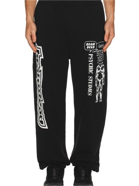BRAIN DEAD Psychic Studies Sweatpant