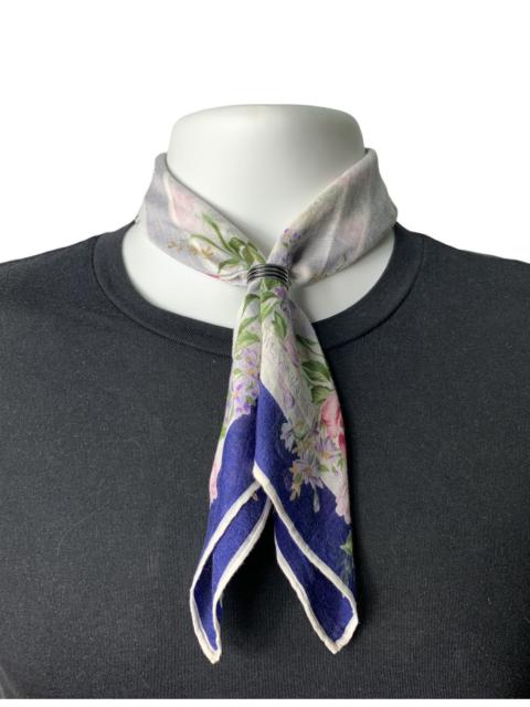 YSL Floral Handkerchief Bandana Neckerchief Pocketsquare
