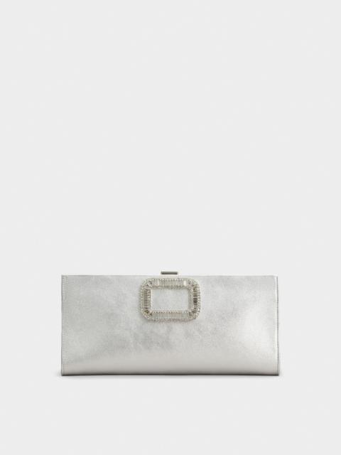 Roger Vivier Pilgrim Clutch in leather