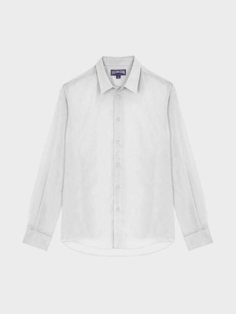 Vilebrequin Unisex Cotton Voile Lightweight Shirt Solid