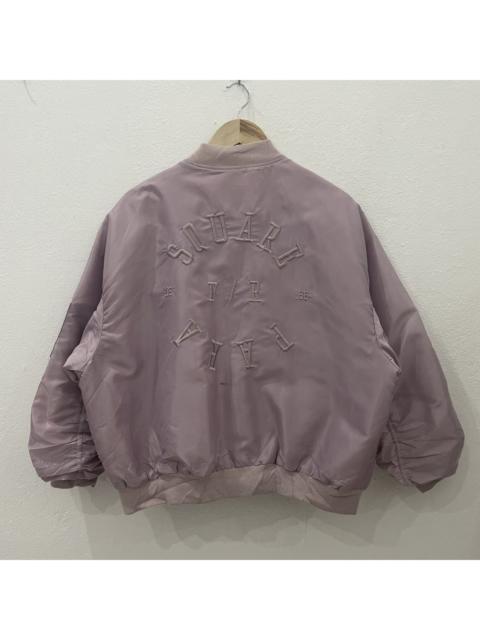 Other Designers Designer - Vintage La Alergria Embroidery Big Logo Bomber Jacket