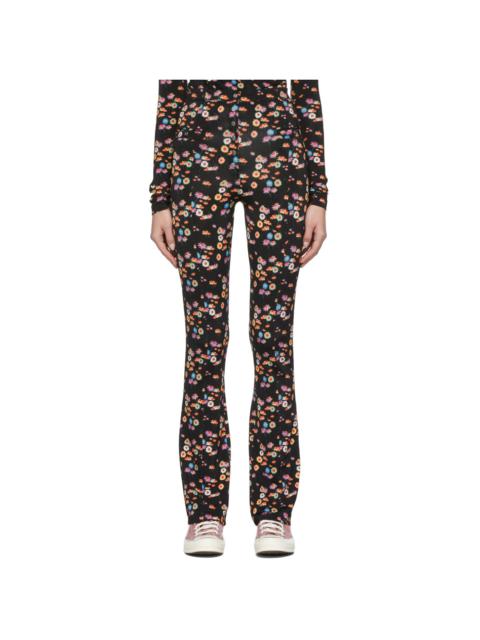 rabanne SSENSE Exclusive Black & Multicolor Capsule Pressions Draped Trousers