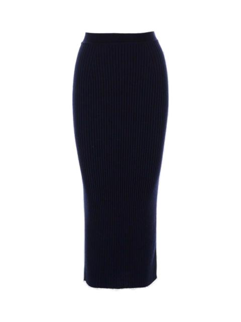 Chloé High-waisted Ribbed Pencil Skirt