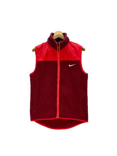 Nike NIKE MAROON FLEECE VEST #8959-42
