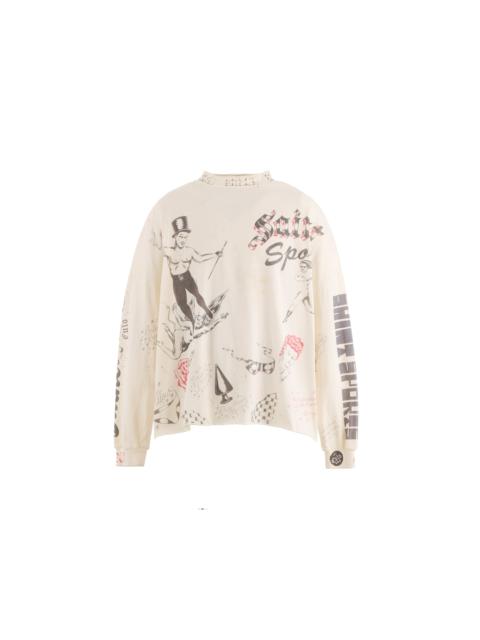 SAINT M×××××× X ALEXIS ROSS DRAWING LONG SLEEVE TEE